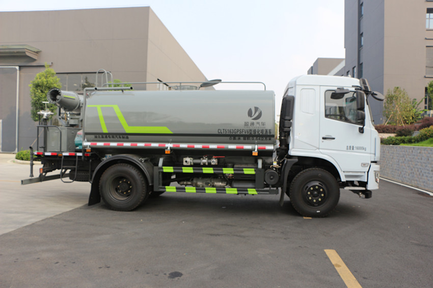 纵昂牌12吨雾炮洒水车-东风D3L抑尘洒水车价格-湖北盈通