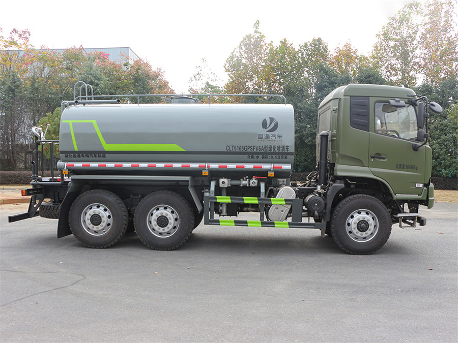 东风天锦六驱10方洒水车-沙漠高山矿山专用洒水车